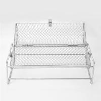 Carcasa De Barbacoa Manual En Acero Inoxidable Con Base Y Carretel Rotativo Para Exterior Relleno De Rotisserie Herramienta De Cocina Resistente Al Calor - details 7