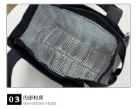 Bolsa De Almuerzo Grande Con Aislamiento De Aluminio Para Trabajo Bolso De Mano Superior Y Práctico - details 4