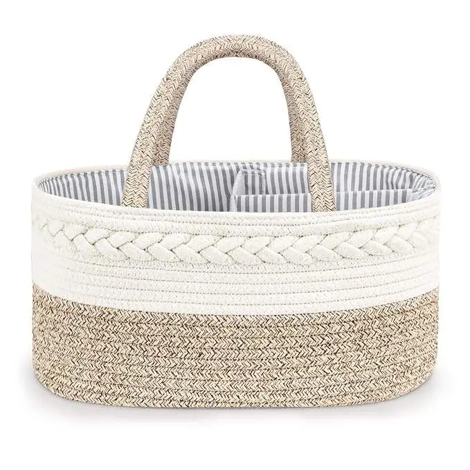 cesta bebe,Portátil cesta organizadora bebe,cesta cambiador bebe,organizador bebe,cesta regalo bebe,Adecuado para productos para el cuidado del bebé - 1