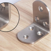 Soporte De Esquina De Acero Inoxidable Resistente Para Muebles Y Armarios Conectar Angulo Derecho Reforzador De Madera - details 5