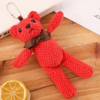 Muñeco De Llavero Oso De Naranja Super Bonito 16cm Peluche Suave Juguete Creativo Regalo De Cumpleaños Para Mujeres Material De Algodón - details 4