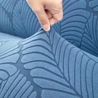 Funda De Silla De Oficina Con Diseño De Hojas Jacquard Anti Suciedad Y Resistente Al Agua Tamaño S M L Para Estudio Y Oficina - details 24