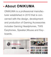 Ratón De Juego ONIKUMA Con Diseño Ergonómico Dinámico RGB Botones De Programación Ajustable 6400 DPI 7 Para Laptop PC Gamer - details 7