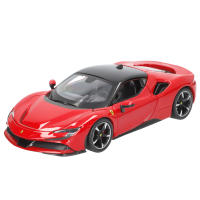 Burago - Ferrari Purosangue, SF90 Stradale, 488 Pista, LaFerrari, maqueta coche a escala 1/24, coches juguete, maquetas, miniatura de colección, Bburago, +3 años, Race & play - details 3
