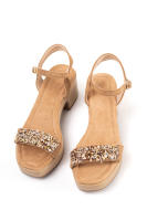 Lyla Wang Sandalias con tacón bajo y plataforma para mujer con plantilla acolchada - details 2