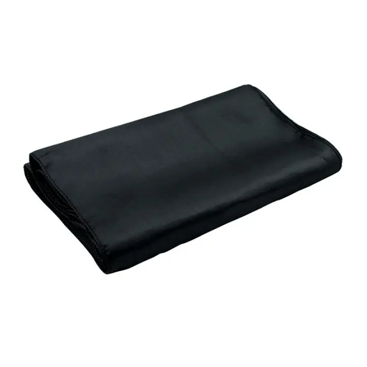Mantel Rectangular De Satén Negro Para Boda Fiesta Redondo Decoración Hogar Banquete Cubierta De Restaurante Decoración De Mesa - 1
