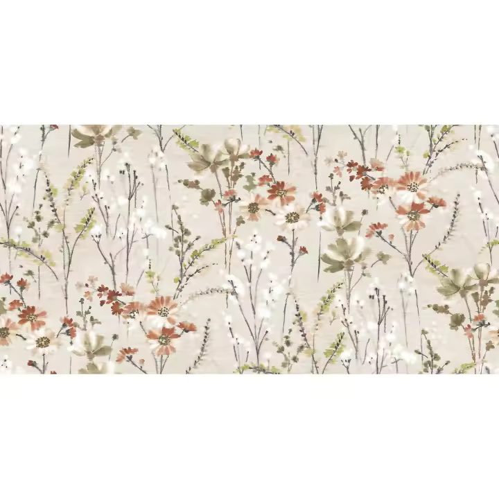 Mantel antimanchas tela resinada confeccionada rectangular Ramas repele liquidos lavable exterior e interior mesa cocina jardín  decolux homeware - 1