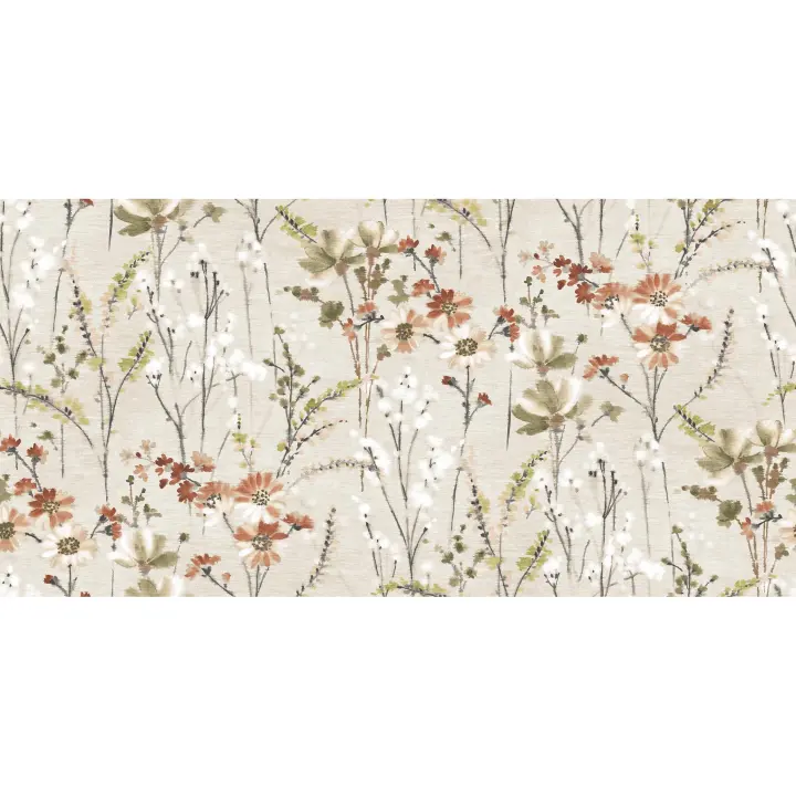 Mantel antimanchas tela resinada confeccionada rectangular Ramas repele liquidos lavable exterior e interior mesa cocina jardín  decolux homeware - 1