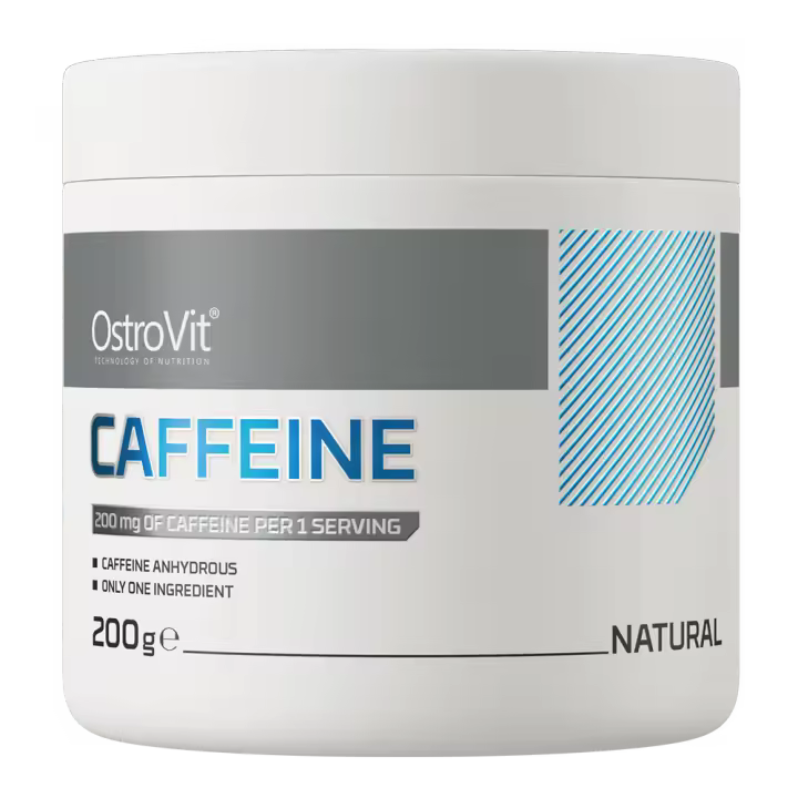 Cafeína Pura en Polvo OstroVit – 200 mg por Ración, 1000 Dosis, Sin Aditivos /Olympus Sport Nutrition - 1