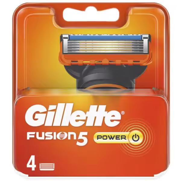 GILLETTE Fusion 5 Power Recambio  4 uds Recambios Maquinillas de Afeitar - 1
