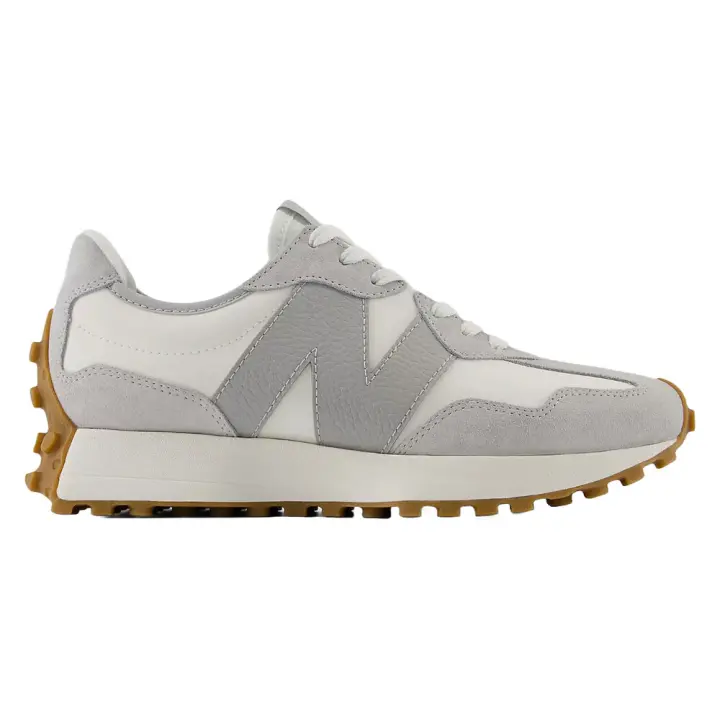 Zapatillas Grises y Blancas New Balance 327 con Estilo de los 70 - 1