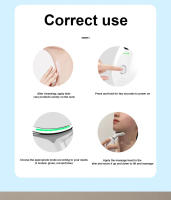 Instrumento De Rejuvenecimiento De La Piel 7 En 1 Levantamiento Y Acondicionamiento Anti Envejecimiento Para Arrugas Del Cuello Masajeador Facial Belleza USB CABLE Acrylic - details 22