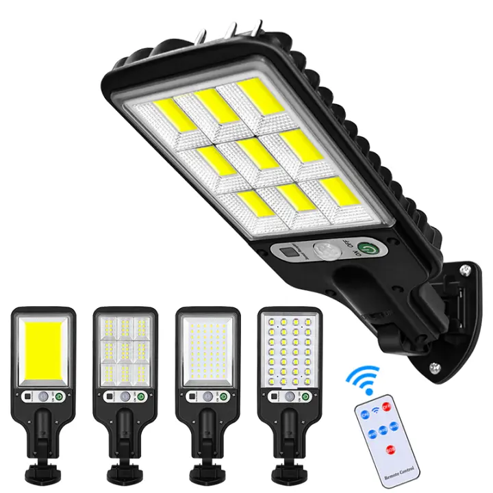 Lámpara De Seguridad Solar Exterior Con Sensor De Movimiento LED Impermeable 3 Modos De Iluminación Para Jardín Patio - 1