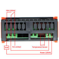 Controlador De Temperatura Digital STC-200 Con Refrigeración Y Calentamiento Lectura De Datos AC220V Para Uso Doméstico - details 2