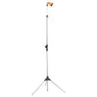 vidaXL Ducha de jardín con trípode aluminio 221 cm - details 3