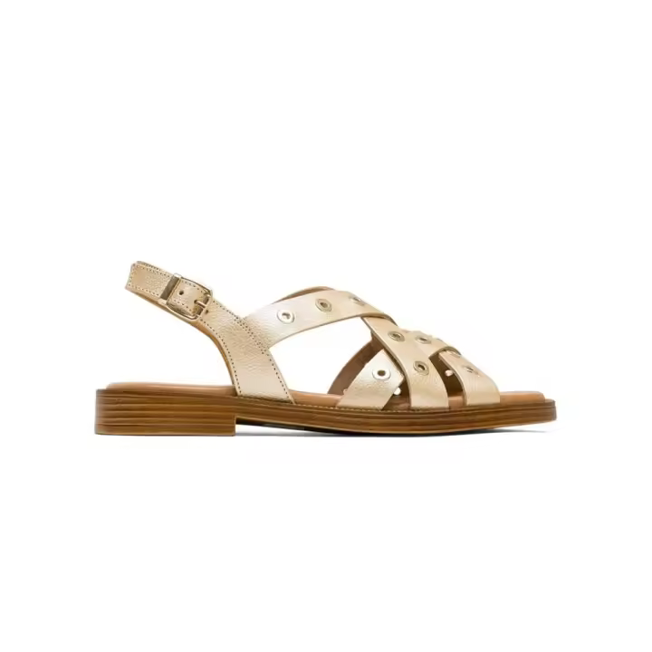 Sandalias Planas Porronet 3125 Mujer Oro - 1