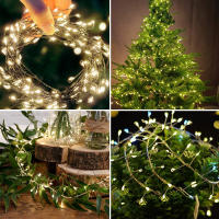 Luz De Cadena Solar Para Navidad Y Bodas 1000LEDs Decoración Exterior Y Interior IP44 Impermeable Cadena De Luces Festivas - details 3