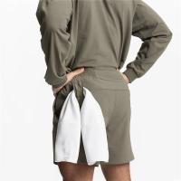 Shorts De Correr Para Hombre Verano 2024 Nuevo Gimnasio Deportes Y Fitness Secado Rápido Con Multiples Bolsillos Ropa Deportiva Casual - details 1