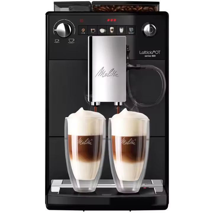 Melitta Cafetera Superautomática Melitta Latticia OT F300-100 Doble Espumado Depósitos XL - 1