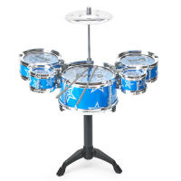 Batería De Jazz Dinámica Para Niños Juguetes Instrucciones De Percusión Occidental Instrumento Musical Para Principiantes Colores Rojo Azul Negro - details 5