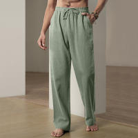 Pantalones deportivos casuales sueltos de lino transpirables de hip-hop para hombre de nueva tendencia de primavera y verano - details 24