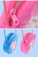 Bolso Bandolera De Peluche Peppa Pig Para Niñas Bolsa De Hombro Redonda De Dibujos Animados Monedero Regalo De Juguetes Para Niñas - details 5