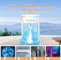 Aire acondicionado portátil de 1400ML con control remoto, mini aire acondicionado 4 en 1 con LED de 7 Colores - details 2