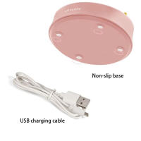 Lámpara De Mesa LED Rosa Con Flor Táctil Ajustable Recargable Luz Nocturna Para Dormitorio Lectura Iluminación Atmosférica - details 4