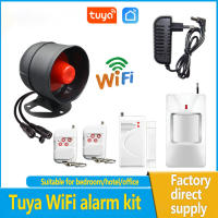 Sirena De Alarma WiFi Tuya Sistema De Alerta Sonora Fuerte Compatible Con Alexa Google Para Seguridad Del Hogar Kit De Sirena Inteligente - details 1