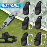 10PC Clip De Toldo Fuerte Con Agarre Para Carpa Accesorios De Camping Exterior Cuerda De Bungee Para Piscina Y Automóvil - details 0