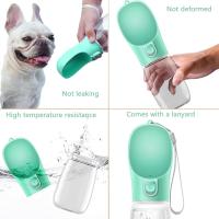 Botella para Perros,550ml dispensador de Agua Antibacteriano,Bebedero Perro Portatil,a Prueba de Fugas,Libre de BPA,Dispensador de Agua Antibacteriano para Mascotas para Viajes al Aire Libre - details 1
