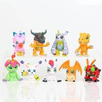 Set De 9 Figuras De Acción Anime Digimon Digital Monster Juguete Modelo Lindo Para Coleccionistas Unisex Escala 1/72 PVC - details 0