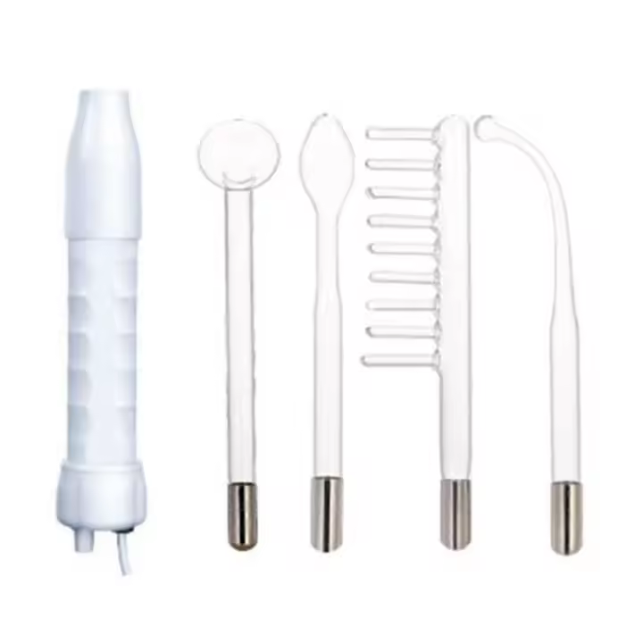 Portable Handheld High Frequency Skin Therapy Wand Machine For Acne Treatment Skin Tightening Wrinkle Reducing Eu Plug - 1