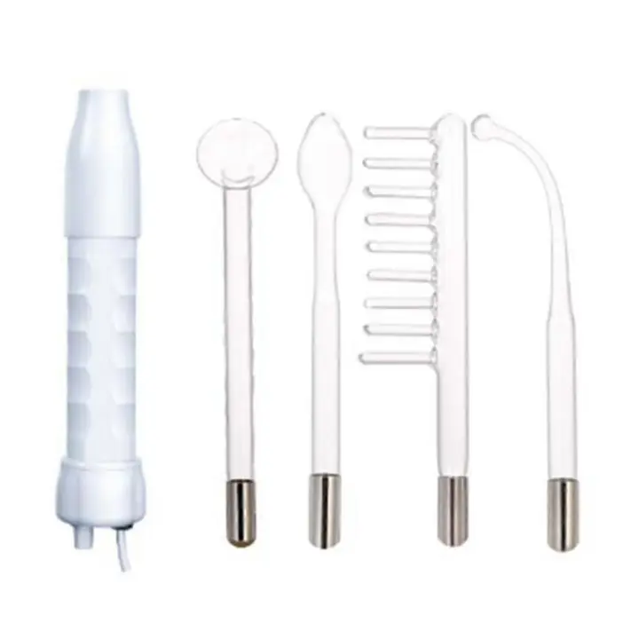 Portable Handheld High Frequency Skin Therapy Wand Machine For Acne Treatment Skin Tightening Wrinkle Reducing Eu Plug - 1