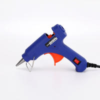 Mini pistola de pegamento termofusible con enchufe europeo de 20 W para manualidades, ideal para pasatiempos, manualidades, reparaciones del hogar, telas, madera, vidrio, tarjetas, interruptores, perfecta para arte de bricolaje - details 4