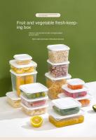 Caja De Almacenamiento Aislada Para Alimentos 5 Piezas Organizador De Nevera Contenedores Para Frutas Y Carne Caja De Sello Para Cocina - details 0