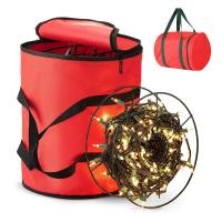 Bolsa De Almacenamiento Navideña De 600D Oxford Resistente a La Ruptura Con Manijas Para Árbol De Navidad Y Luces De Navidad - details 1