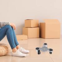 Dolly De Muebles Con 3 Ruedas Triangular Para Mover Objetos Pesados Caster De Hierro Para Armario - details 1