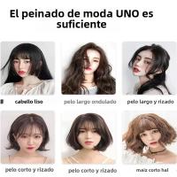 Cepillo De Rizado Con Aire Caliente Profesional Para Peluquería Secado Rápido Cerámica Set De Rulos Y Liso Control De Temperatura - details 4