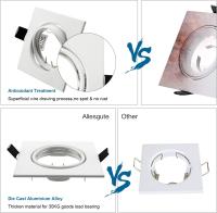 Lámpara De Techo Revestida LED Ajustable Soporte Para Spotlights GU10 O Base MR16 Sin Bulbo Incluido Instalación Auto-Contenida Para Cocina - details 4