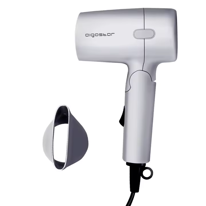 AIGOSTAR Secador de Pelo - Mango Plegable, 2 Velocidades y Ajustes de Temperatura, Boquilla Concentradora;Protección Contra Sobrecalentamiento;Gancho Para Colgarlo. - 1