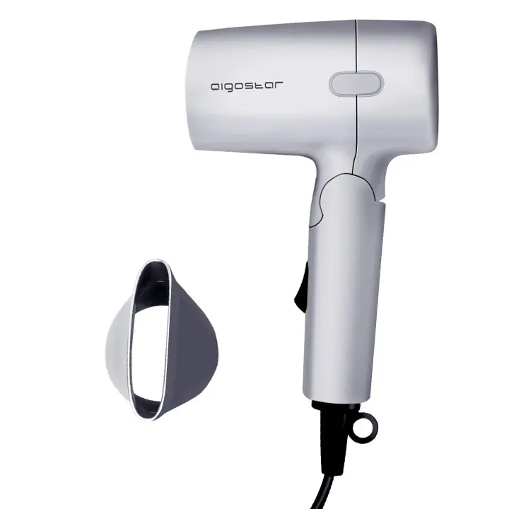 AIGOSTAR Secador de Pelo - Mango Plegable, 2 Velocidades y Ajustes de Temperatura, Boquilla Concentradora;Protección Contra Sobrecalentamiento;Gancho Para Colgarlo. - 1