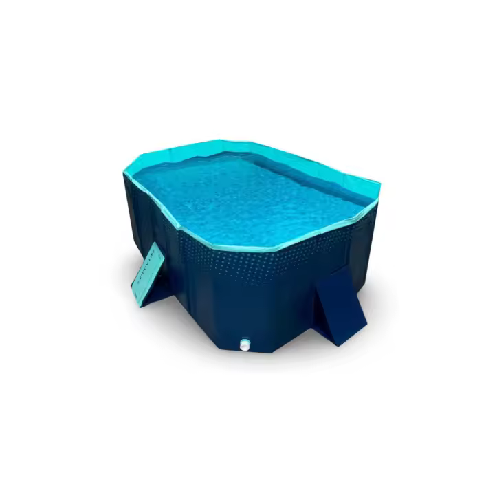 Capacidad plegable no inflable 330lt of PVC DE LA Piscina de Rigo para la tienda de los niños y de los perros Mediawave - 1
