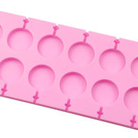 Molde De Silicona Rosa Con Flores Para Lollipops Y Caramelos Molde De Galletas De Formas Variadas Decoración De Pasteles Eco-amigable Y Resistente Al Calor - details 8