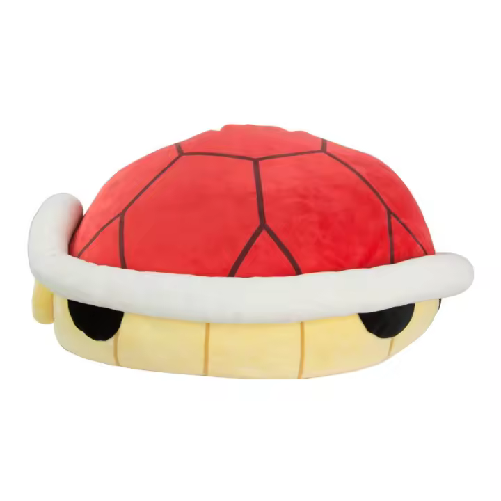 Tomy Peluche Mario Kart Mocchi-Mocchi Red Shell 40 Cm - Suave y Esponjoso - 1