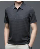 Camisa Polo Para Hombre Verano Manga Corta Seda Helada Fresca Y Transpirable Antisudoración Estilo Casual Negocios - details 25