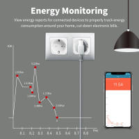 Interruptor Inteligente Ewelink WiFi EU Plug 16A/20A Con Monitoreo De Energía Y Función De Temporización Control Vocal Para Alexa Google Home Alice - details 3