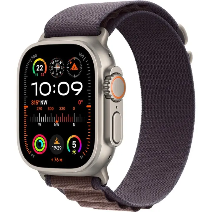 Apple Watch Ultra 2 GPS Celular 49mm Ca Titanio/Aro Alpine Indigo L Grande - 1