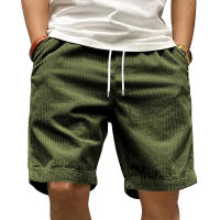 Pantalones cortos de trabajo de peso pesado para hombre, tendencia de verano, pantalones cortos casuales de pana retro de moda para hombre - details 24