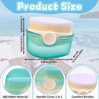 2 aplicadores de crema solar para niños, Protector aplicador de protector solar, aplicador de loción bronceadora con Cerdas suaves, juego de - details 0